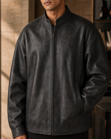 Seoul Volume leather jacket construction detail