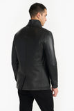 Signature Schwarze Herren Lederjacke