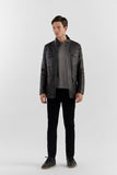 Dark Brown Men'S Leather Jacket