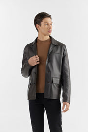 Signature Men Leather Jacket