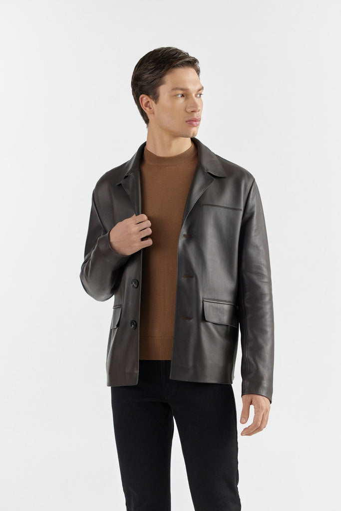 Signature Men'S Leather Jacket