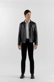 Pg Signature Black Men'S Leather Jacket