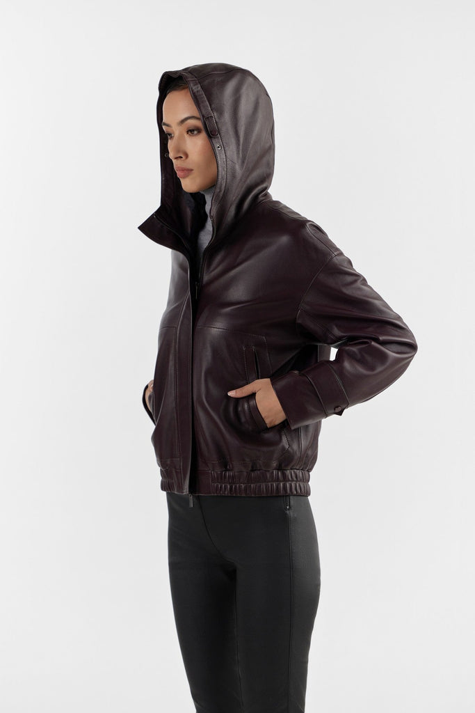 Pd Femme Damen Lederjacke