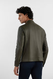 Olive Leather Jacket “ Stylish & Functional | Goat Collection